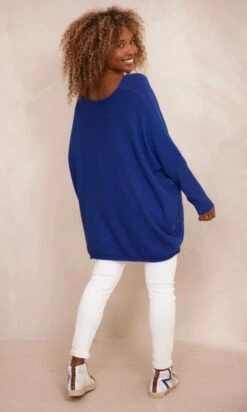 Pull Nestor Oversize Bleu Marine -Vêtements Soldes 2024 facetune 24 10 2023 09 59 42