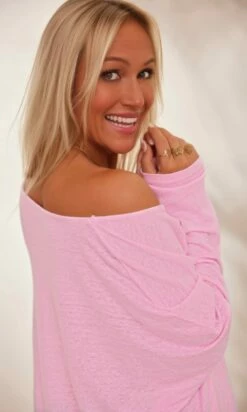T-Shirt Gabin ML Loose Lin Rose -Vêtements Soldes 2024 facetune 26 01 2024 12 56 29 1