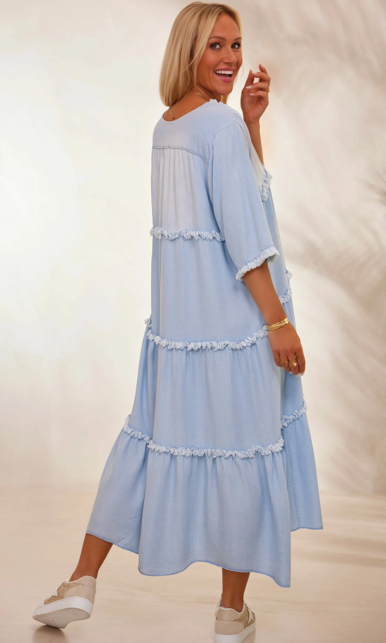 Robe Talya Jean's Bleach 7 Robe Talya Jean's Bleach – Image 5