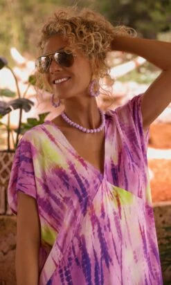 Robe Izabella Violet Kaleido