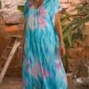 Robe Izabella Vert Turquoise Kaleido -Vêtements Soldes 2024 facetune 26 06 2023 12 39 08