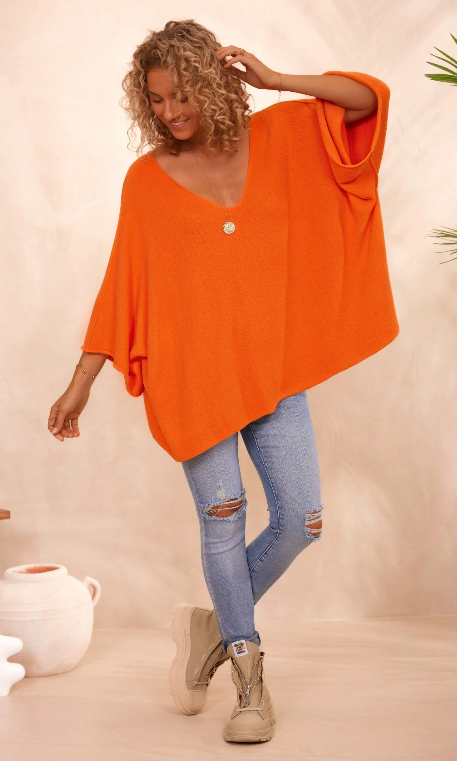 Pull Léon Oversize Orange 3 Pull Léon Oversize Orange