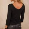 T-Shirt Essentiel ML Noir -Vêtements Soldes 2024 facetune 28 08 2023 12 42 06