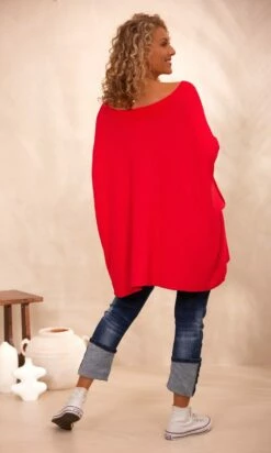 Pull Léon Oversize Rouge
