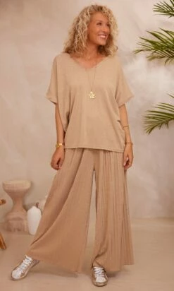 T-Shirt Arturo Oversize Beige Irisé -Vêtements Soldes 2024 facetune 29 08 2023 15 47 50 1