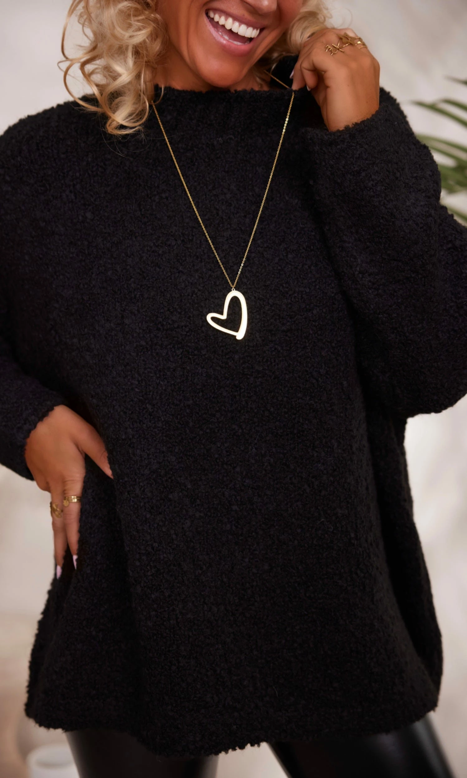 Pull Raphaël Oversize Noir 4 Pull Raphaël Oversize Noir – Image 2