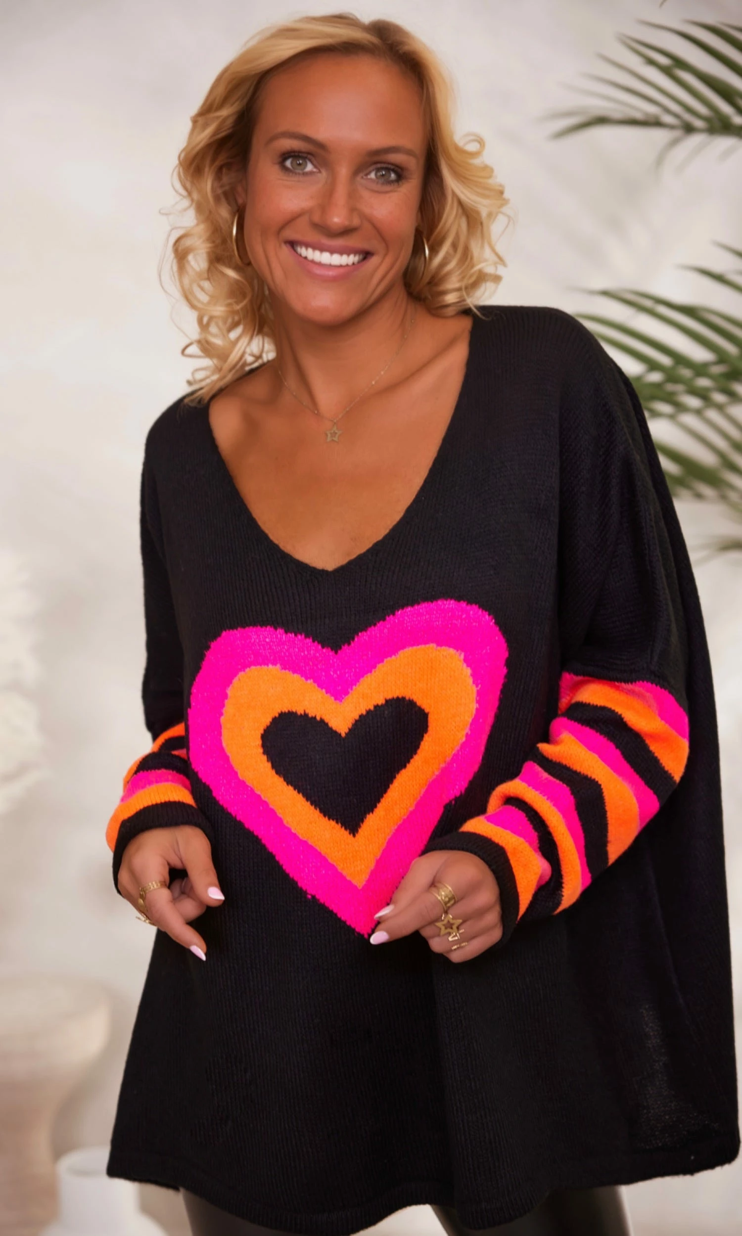 Pull Rayco Oversize Noir Big Heart 8 Pull Rayco Oversize Noir Big Heart – Image 6