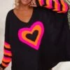 Pull Rayco Oversize Noir Big Heart -Vêtements Soldes 2024 facetune 29 11 2023 15 04 42