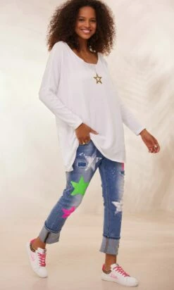 T-Shirt Oscar ML Oversize Blanc