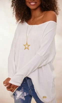 T-Shirt Oscar ML Oversize Blanc -Vêtements Soldes 2024 facetune 30 01 2024 14 59 47