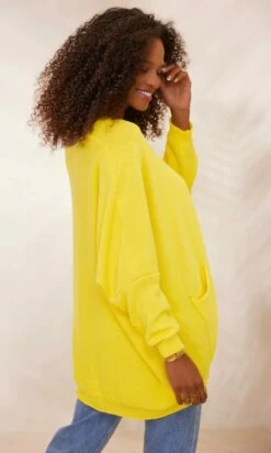 Pull Nestor Petite Maille Jaune -Vêtements Soldes 2024 facetune 30 01 2024 16 41 44