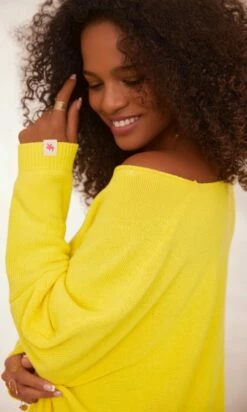 Pull Nestor Petite Maille Jaune -Vêtements Soldes 2024 facetune 30 01 2024 16 51 52