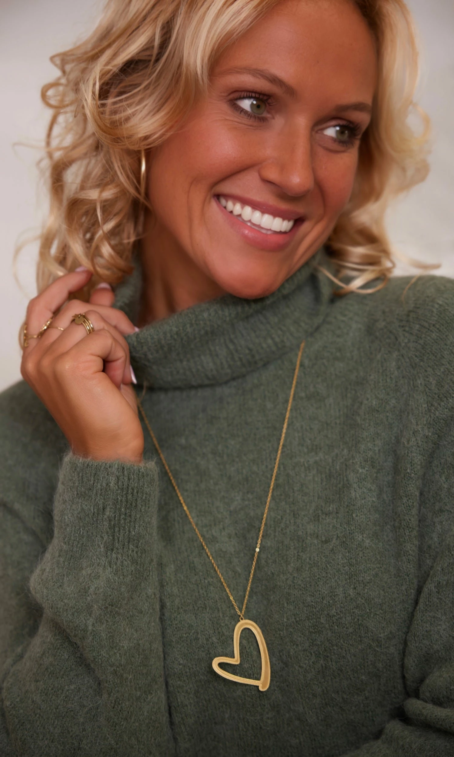 Pull Basic Col Roulé Kaki 8 Pull Basic Col Roulé Kaki – Image 6