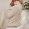 Pull Basic Col Roulé Beige -Vêtements Soldes 2024 facetune 30 11 2023 13 49 31
