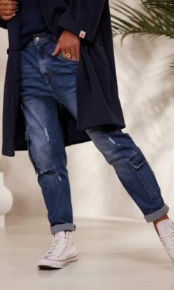 Jean's Cliff Cargo Used Brut -Vêtements Soldes 2024 facetune 30 11 2023 14 08 43