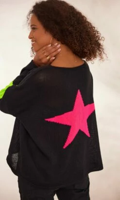 Pull Austin Noir Star Multicolor
