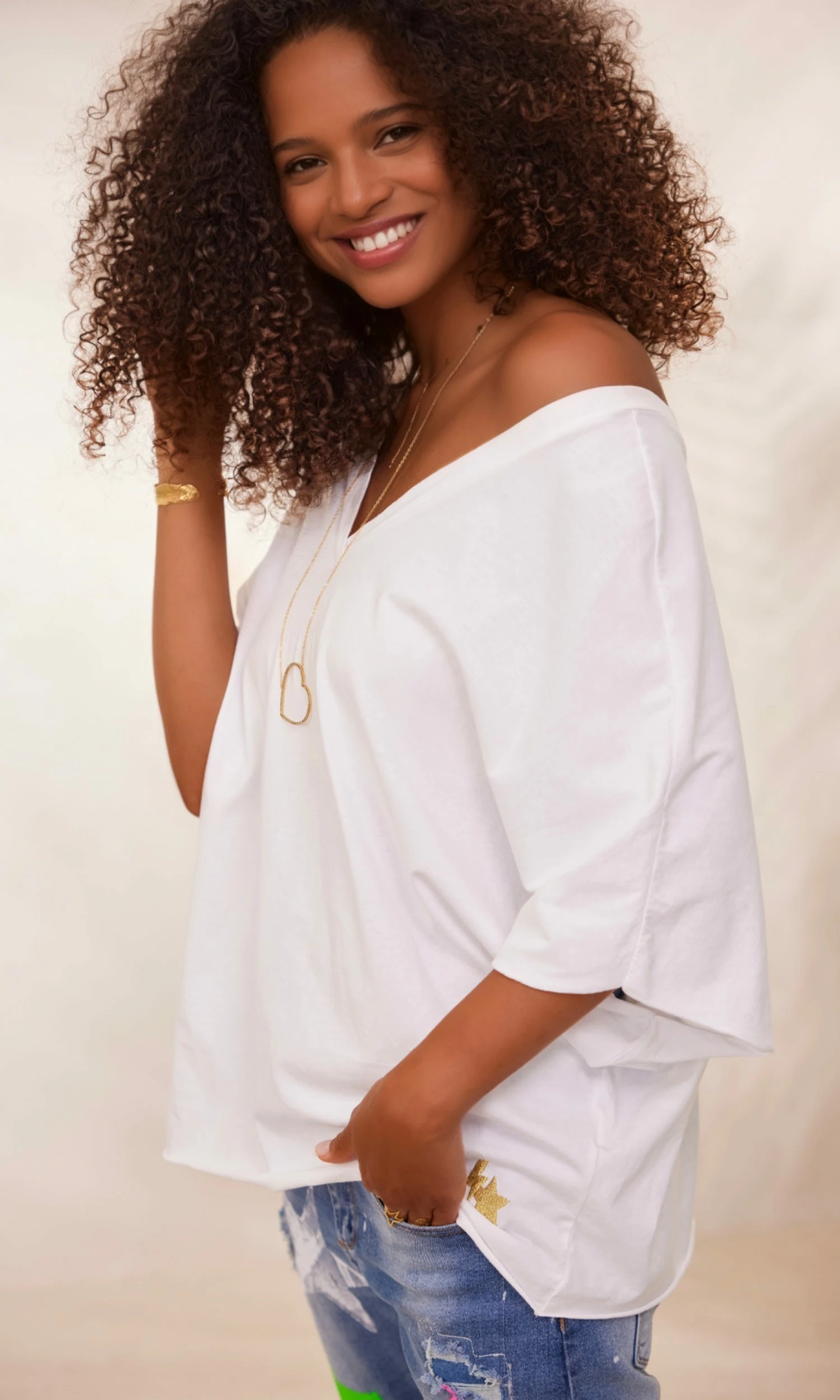 T-Shirt Farah Oversize Ultra-Light Blanc 9 T-Shirt Farah Oversize Ultra-Light Blanc – Image 7