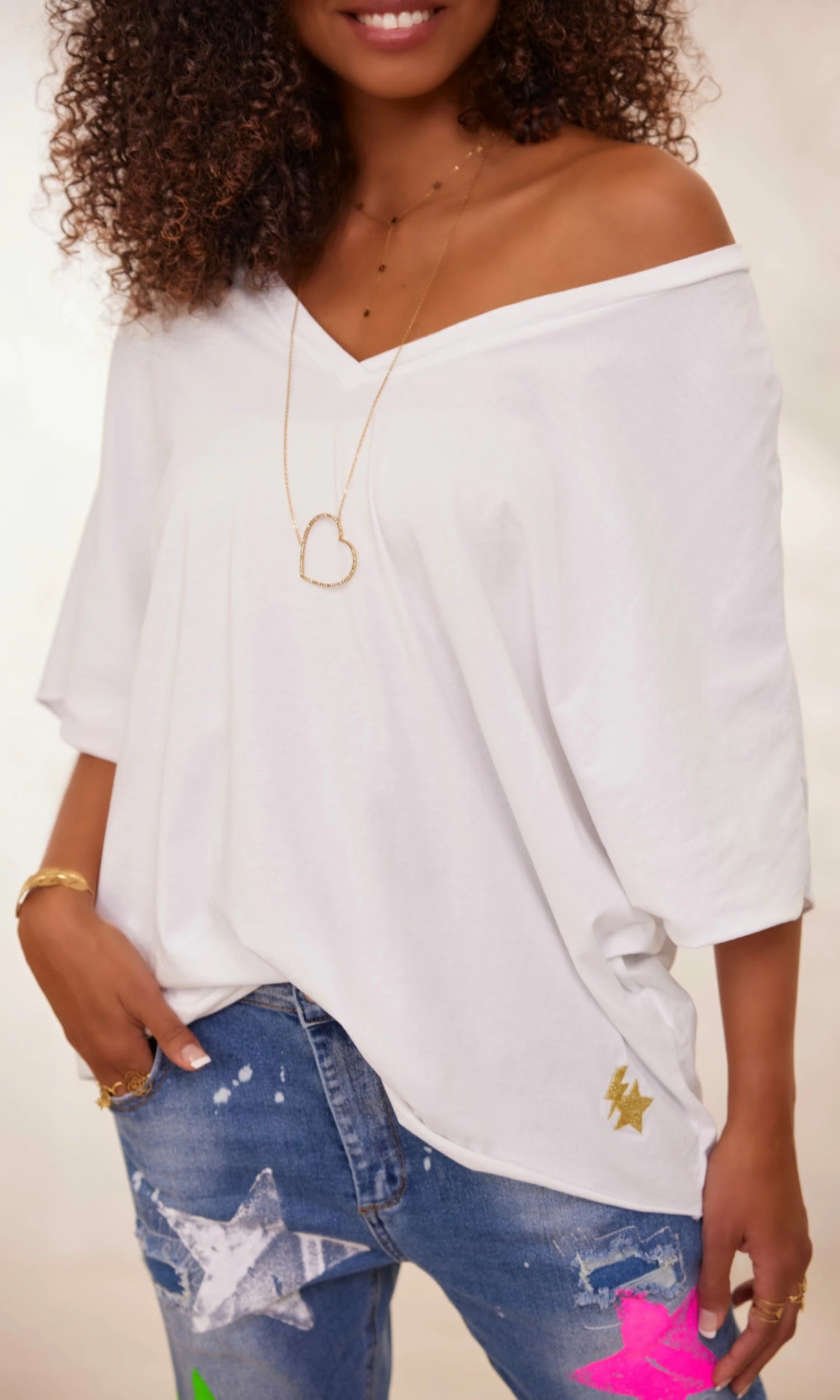 T-Shirt Farah Oversize Ultra-Light Blanc 4 T-Shirt Farah Oversize Ultra-Light Blanc – Image 2