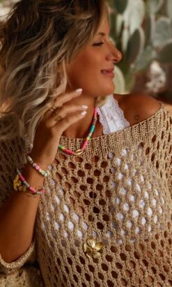 Pull Luke Maille Filet Doré Irisé -Vêtements Soldes 2024 facetune 31 07 2023 14 06 13